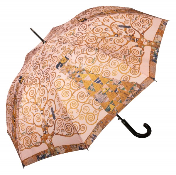 Regenschirm Auf-Automatik Kunst Gustav Klimt: Lebensbaum / Erwartung
