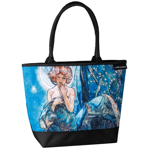 Tote Bag Shopping Art Alfons Mucha: The Moon