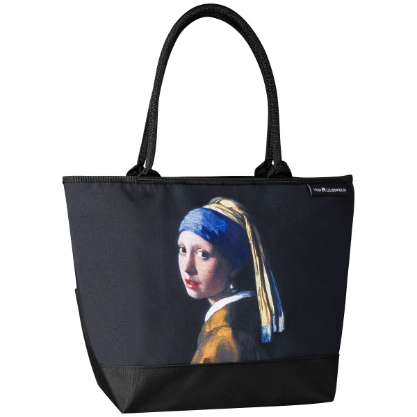 Tote Bag Shopping Art Jan Vermeer: Girl with a Pearl Earring