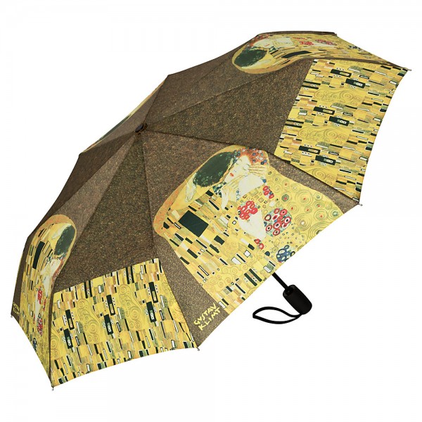 Folding Pocket Umbrella Auto-open-close Telescopic Gustav Klimt: The Kiss