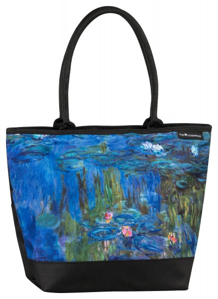 Tasche Shopper Kunstmotiv Claude Monet: Seerosen