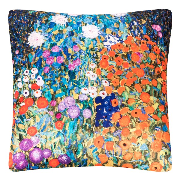 Cushion 40 x 40 Gustav Klimt. Flowergarden