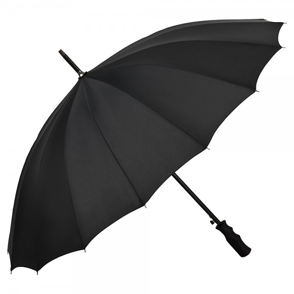 Regenschirm Auf-Automatik XL Herrenschirm Colin, schwarz