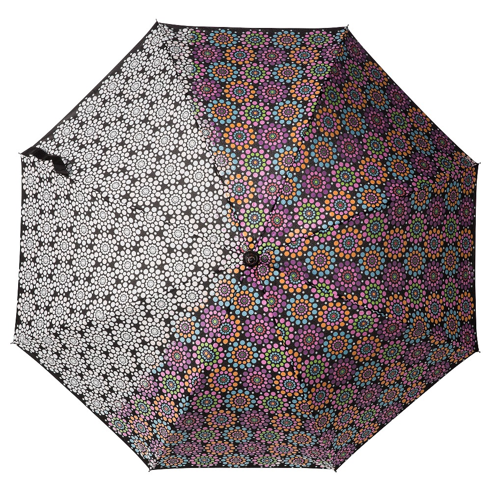 Regenschirm Farbwechsel Blumen Muster Leicht Stabil Bunt Damenregenschirm Maja 