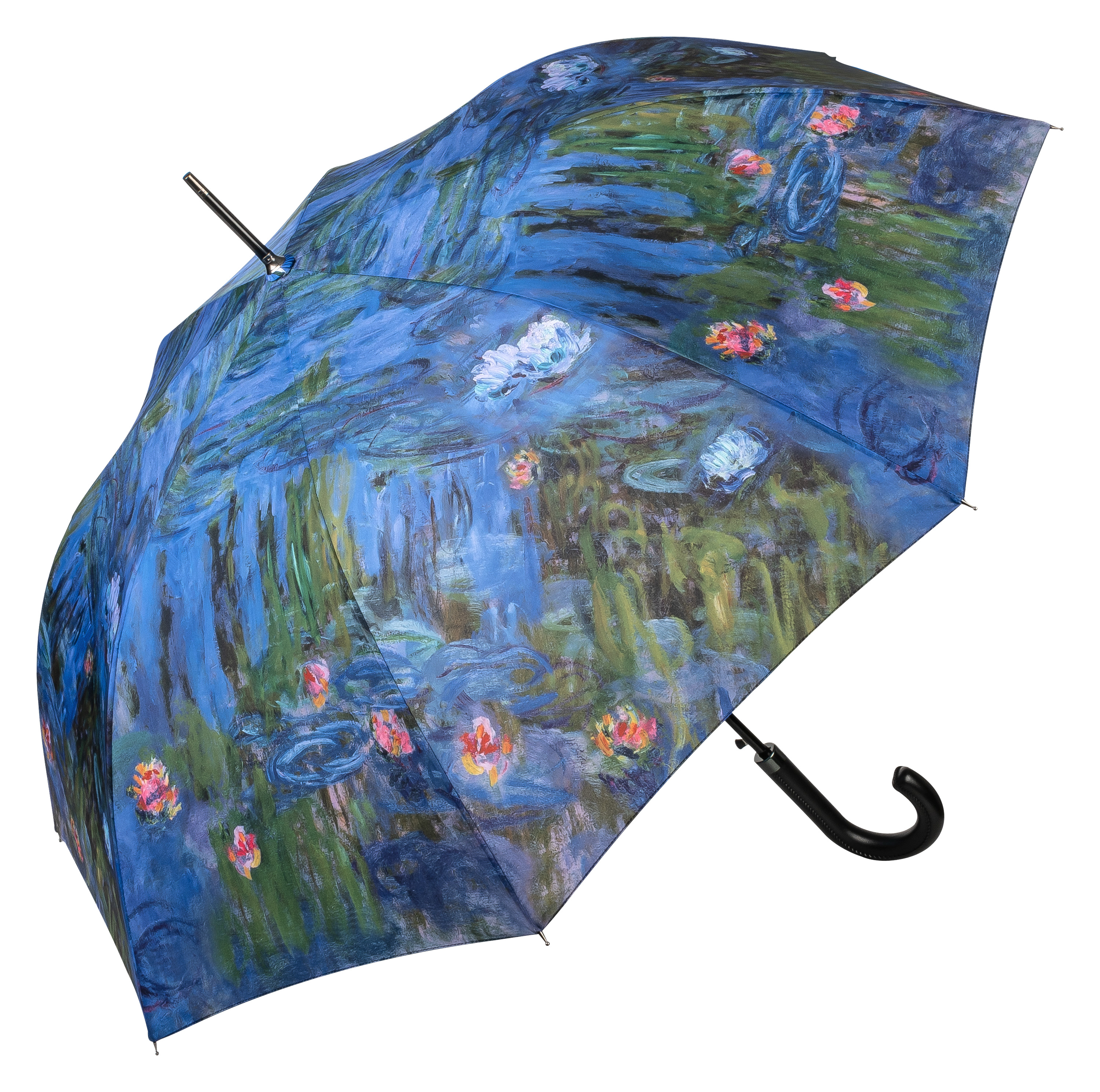 Regenschirme Schirme - | REGENSCHIRME LILIENFELD Motiv Monet: Regenschirm VON Claude lieben Kunst mit | Wir Seerosen | blau Automatik