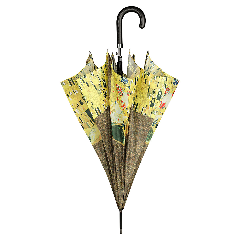 Regenschirm Auf-Automatik LILIENFELD | Regenschirme Klimt: | - Gustav Schirme | Motiv REGENSCHIRME Der mit Kunst Kuss Wir lieben VON