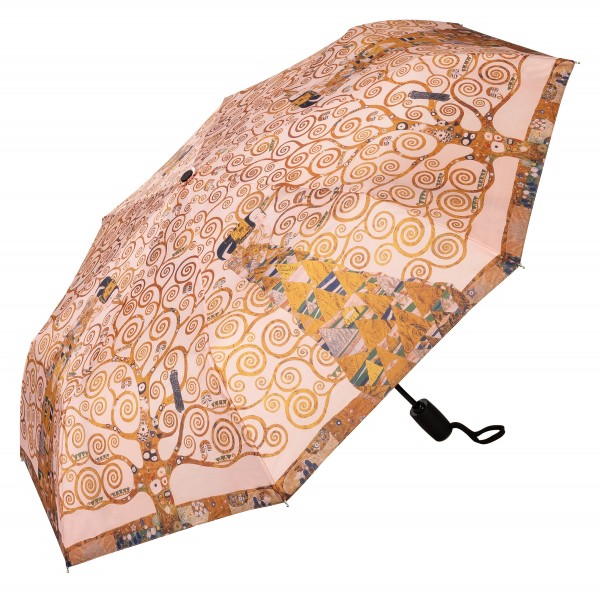 Folding Pocket Umbrella Auto-open-close Telescopic Gustav Klimt: Tree of LIve / Expectation