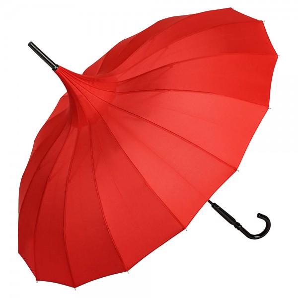 Regenschirm Sonnenschirm Pagode Charlotte, rot