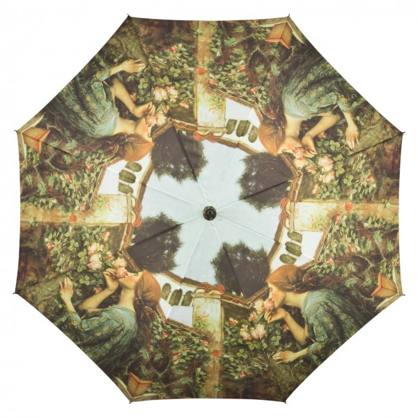 Umbrella Automatic Art John W. Waterhouse: My Sweet Rose