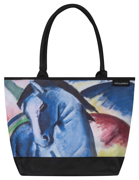 Tasche Handtasche Kunst Franz Marc: Blaues Pferd
