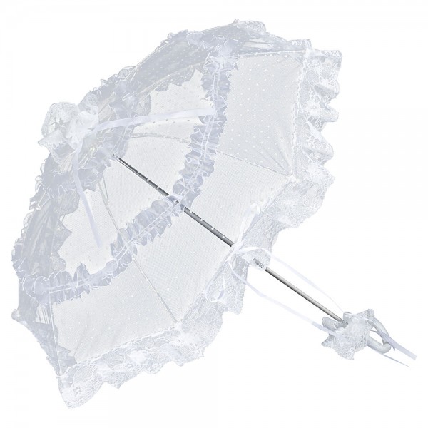 Bridal umbrella &quot;Salomea&quot;, white