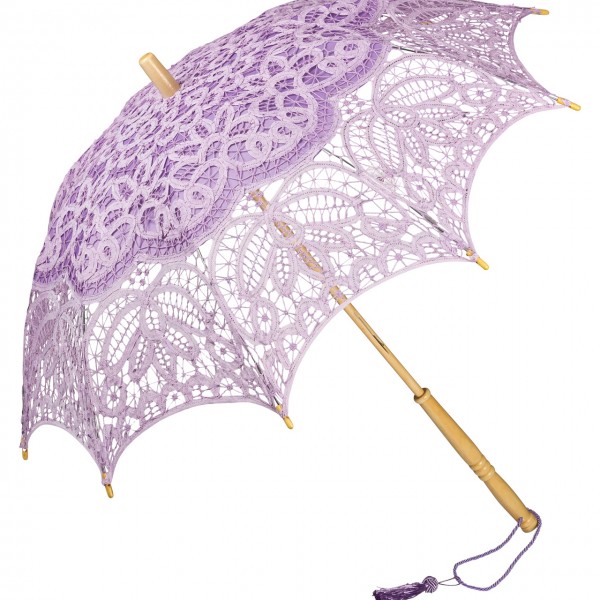 Lace umbrella &quot;Vivienne&quot;, lilac