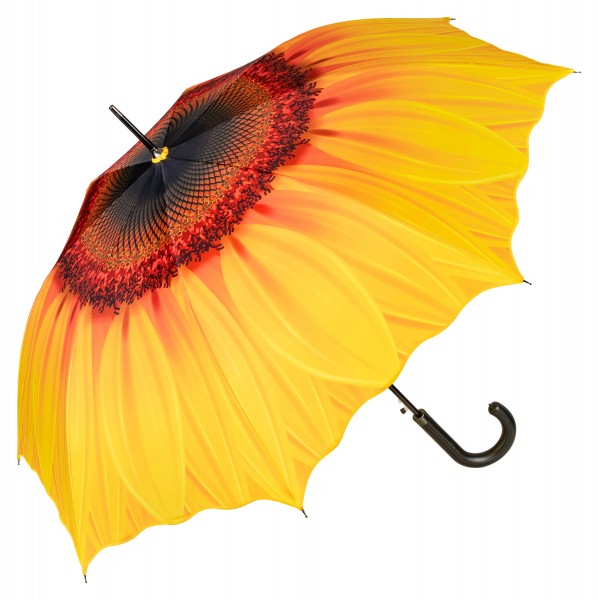 Regenschirm Automatik Blütenform Sonnenblume