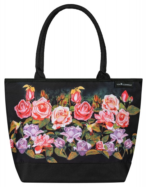 Tasche Shopper Blumen Rosengarten