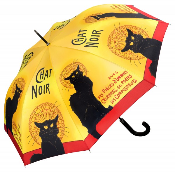 Umbrella Automatic Art Chat Noir Cat