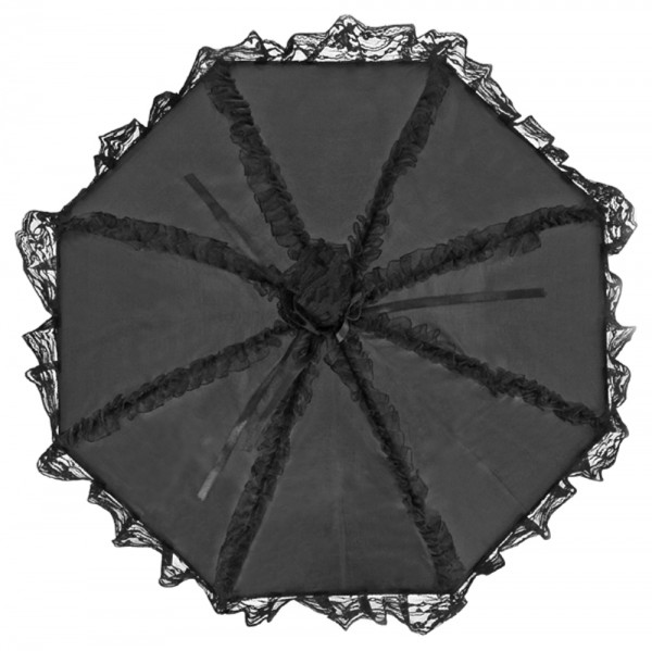 Bridal umbrella "Malisa", black