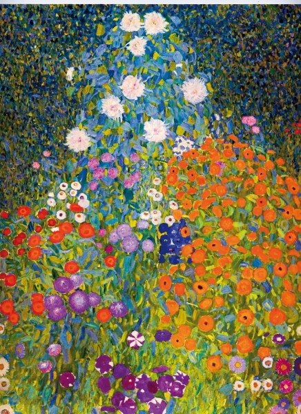 Kissen 40 x 40 Gustav Klimt: Bauerngarten