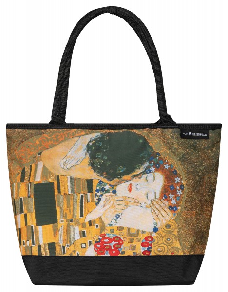 Tasche Shopper Umhängetasche Kunst Gustav Klimt: Der Kuss