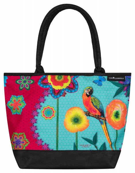 Tote Bag Shopping Eva Maria Nitsche: Parrot in Paradise