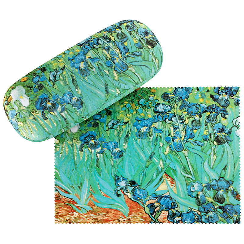 Brillenetui Hardcase Set mit Putztuch Vincent van Gogh: Iris, Brillenetuis, ACCESSOIRES