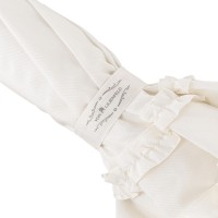 Vorschau: Regenschirm Sonnenschirm Hochzeitsschirm Rüsche Mary, ecru Vorschau: Regenschirm Sonnenschirm Hochzeitsschirm Rüsche Mary, ecru