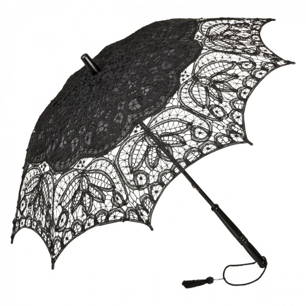 Lace umbrella "Vivienne", black