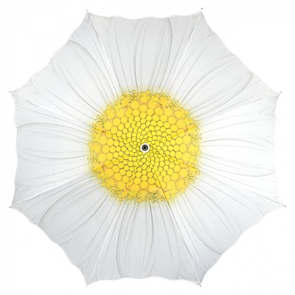 Regenschirm Auf-Automatik Blütenform Margerite