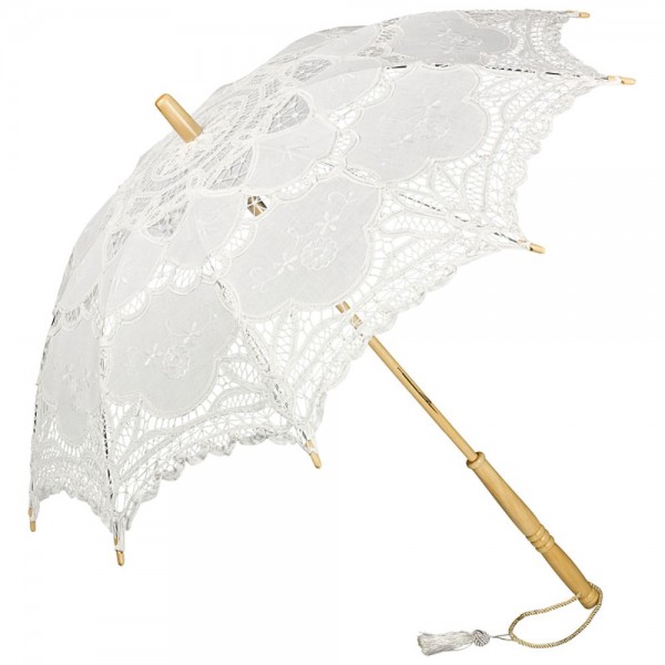 Lace umbrella &quot;Julie&quot; white